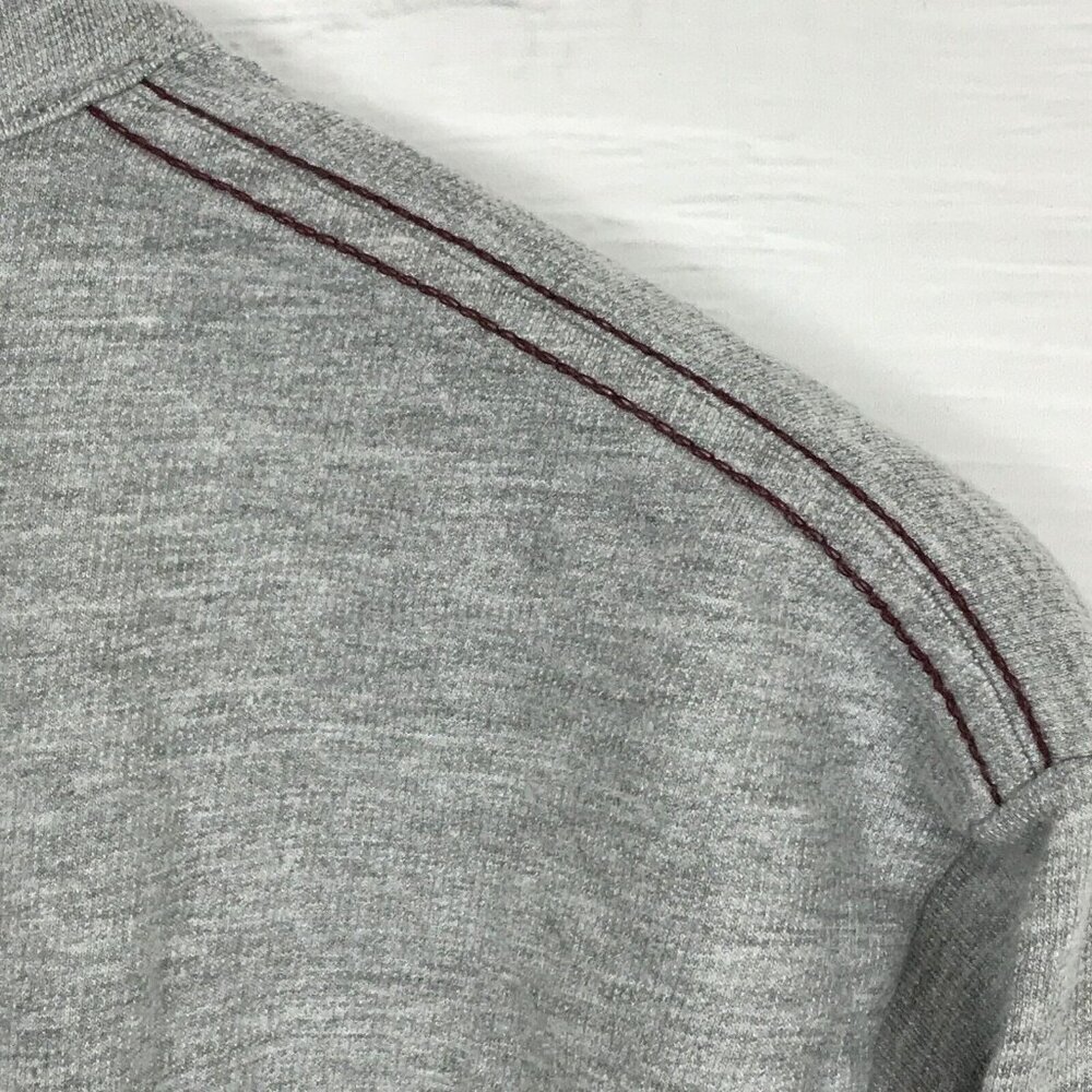Goodlife Size S 1/4 Zip Sweatshirt Gray Long Sleeve Casual Men's - Picture 3 of 7